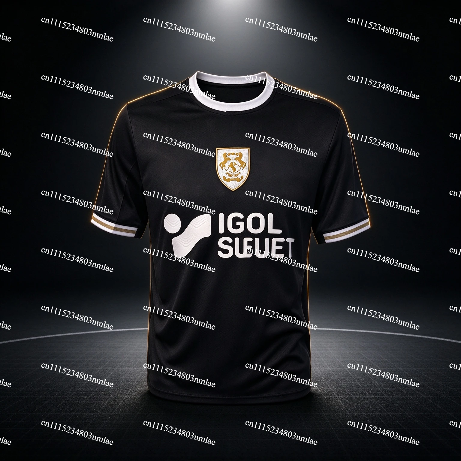 2026-27 Amiens SC Home and Away Jerseys, T-shirts with Digital Printing Patterns, Sports Breathable Short Sleeves