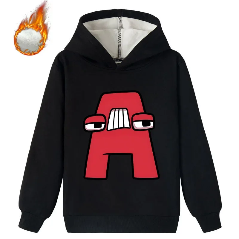 

Alphabet Lore Tiny Cottons Kids Winter 2023 Children's Clothing Alphabet Legend Alphabet Lore Fleece Hoodie Sweatshirt