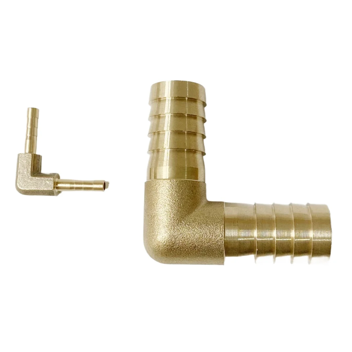 4mm 5mm 6mm 8mm 10mm 12mm 14mm 16mm 19mm 25mm Hose Barb OD Brass Elbow Barbed Pipe Fitting Equal Connector Adapter Coupler