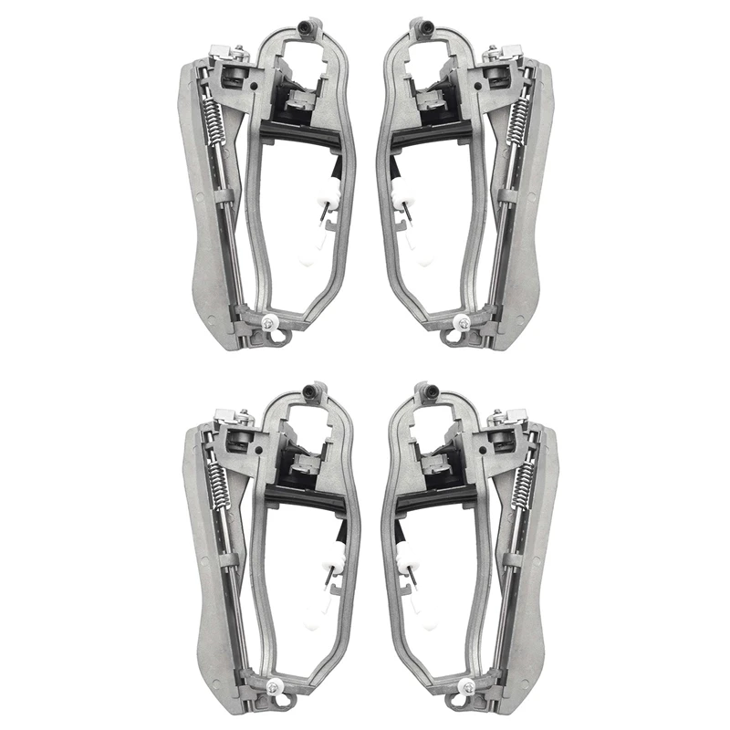 

4Pcs Car Interior Door Handle Bracket Front Left Side + Front Right Side For Bmw X5 E53 2000-2007 51218243615