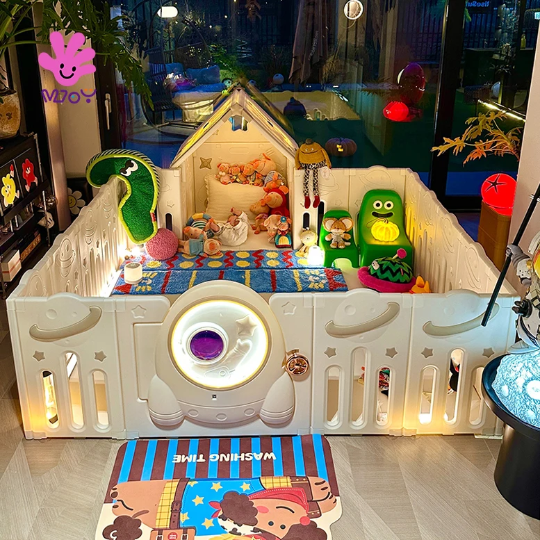 

Легкосборный детский манеж-ограждение Pagar Ples Ayunan Ples Anak Baby Playpen Europe Fence для малышей