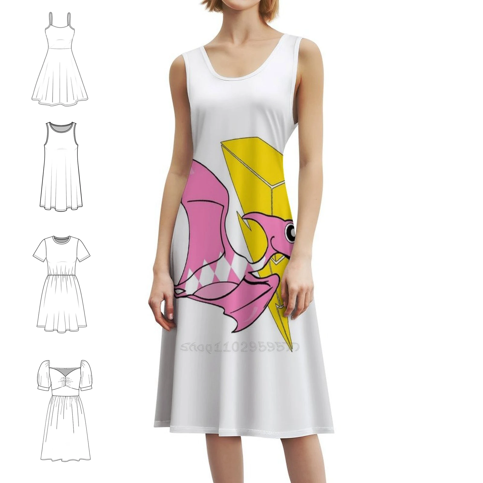 

Pink Ranger Boho Chic Dress Elegant Fashion Beach Wedding Party Gown Pink Ranger Pterodactyl Zord Zordon Dress For Girls