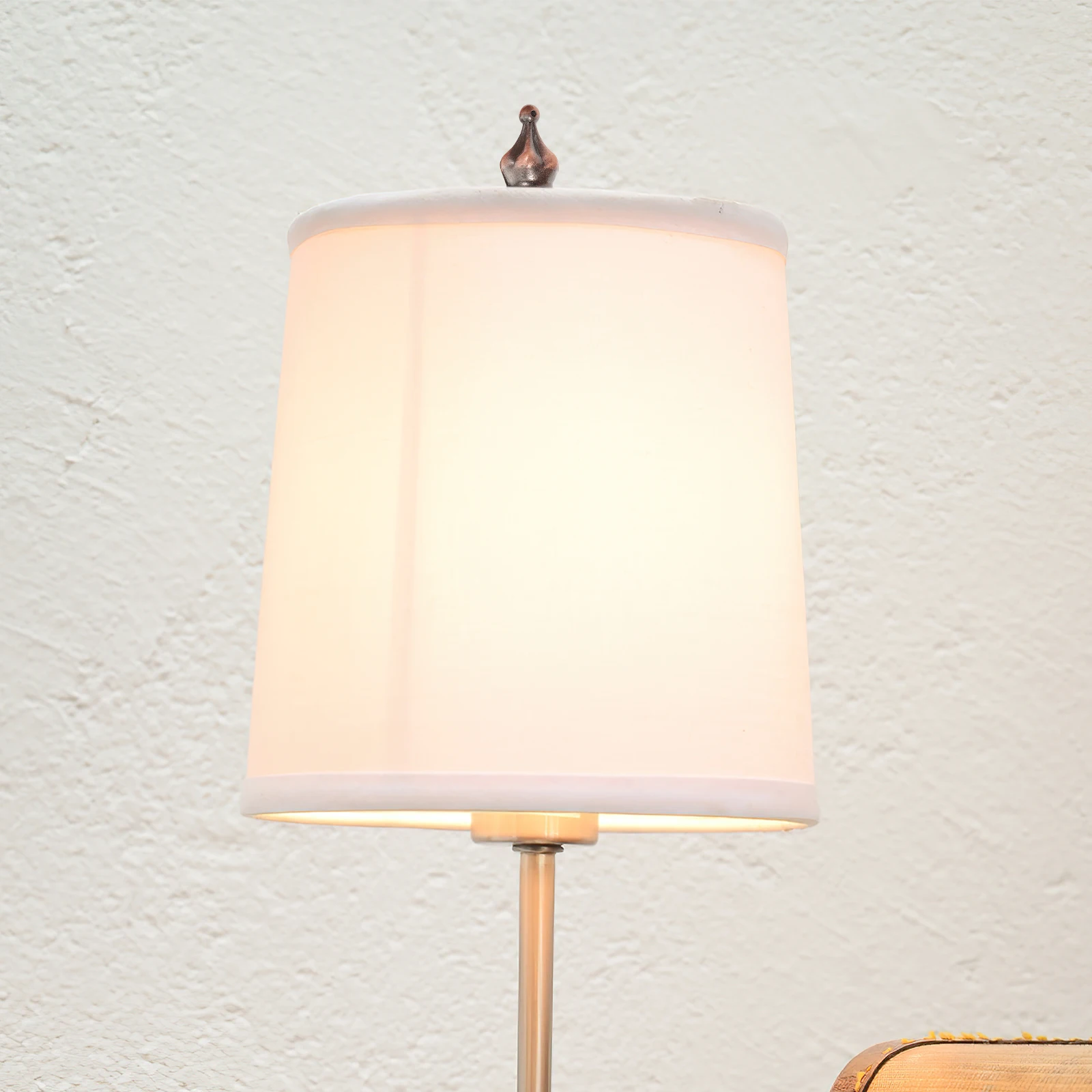 

10pcs Lamp Finial Plastic Light Knob Decor Desk Lamp Decoration Harp Supply, Solid Lampshade Holder Tapped For Table Floor