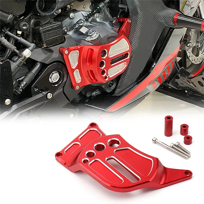 BB-الدراجات النارية غطاء اسطوانة المحرك غطاء حماية الرأس الحرس استبدال ل CFMOTO 450 SR 450SR 450Sr 2022 2023 (أسود)