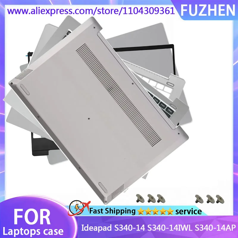 

New Cover For Ideapad S340-14IWL S340-14 S340-14API Laptop LCD Back Cover Front Panel Bottom Pad Cover Keyboard