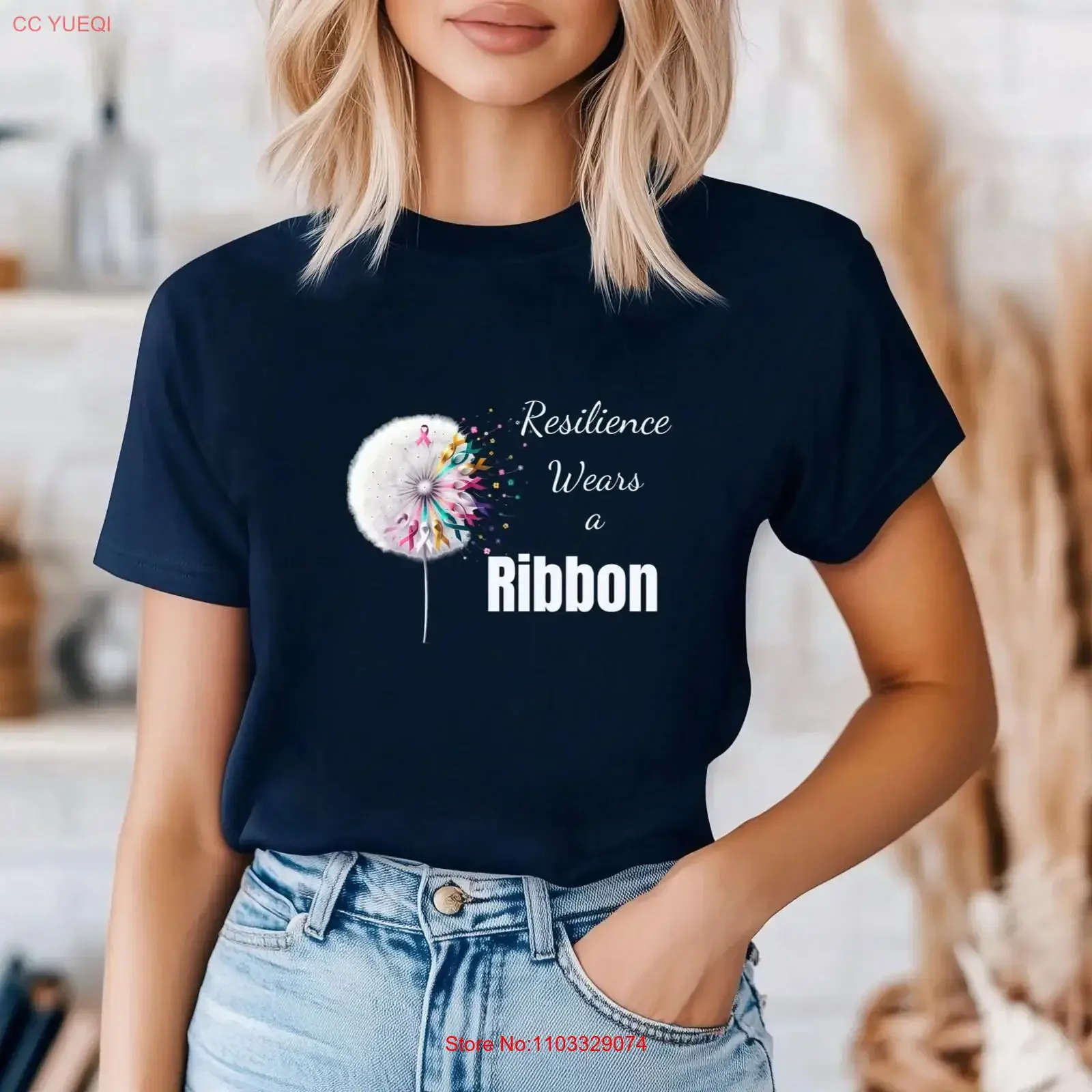 T-shirt de sensibilisation au cancer, ruban de soutien, collecte de fonds caritative pour les survivants, mois de la lutte contre le cancer, style vintage, délavé, confortable, respirant, tendance