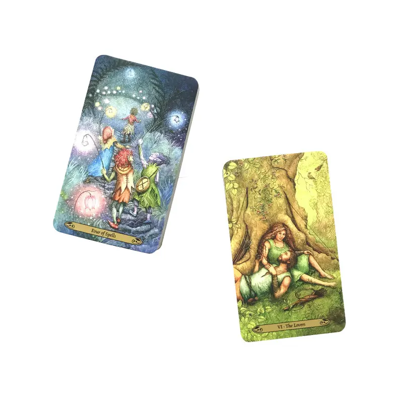 Hot sales Forest of enchantment Tarot Oracle Tarot Fate Divination Prophecy Card Family Party Game Tarot 78 Card Deck PDF Guide