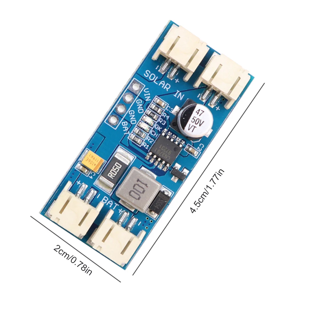 

CN3791 12 В модуль солнечной панели 3,7 В 4,2 В MPPT модуль зарядного устройства 2-контактный PH2.0/JST 300 кГц замена для литиевой батареи