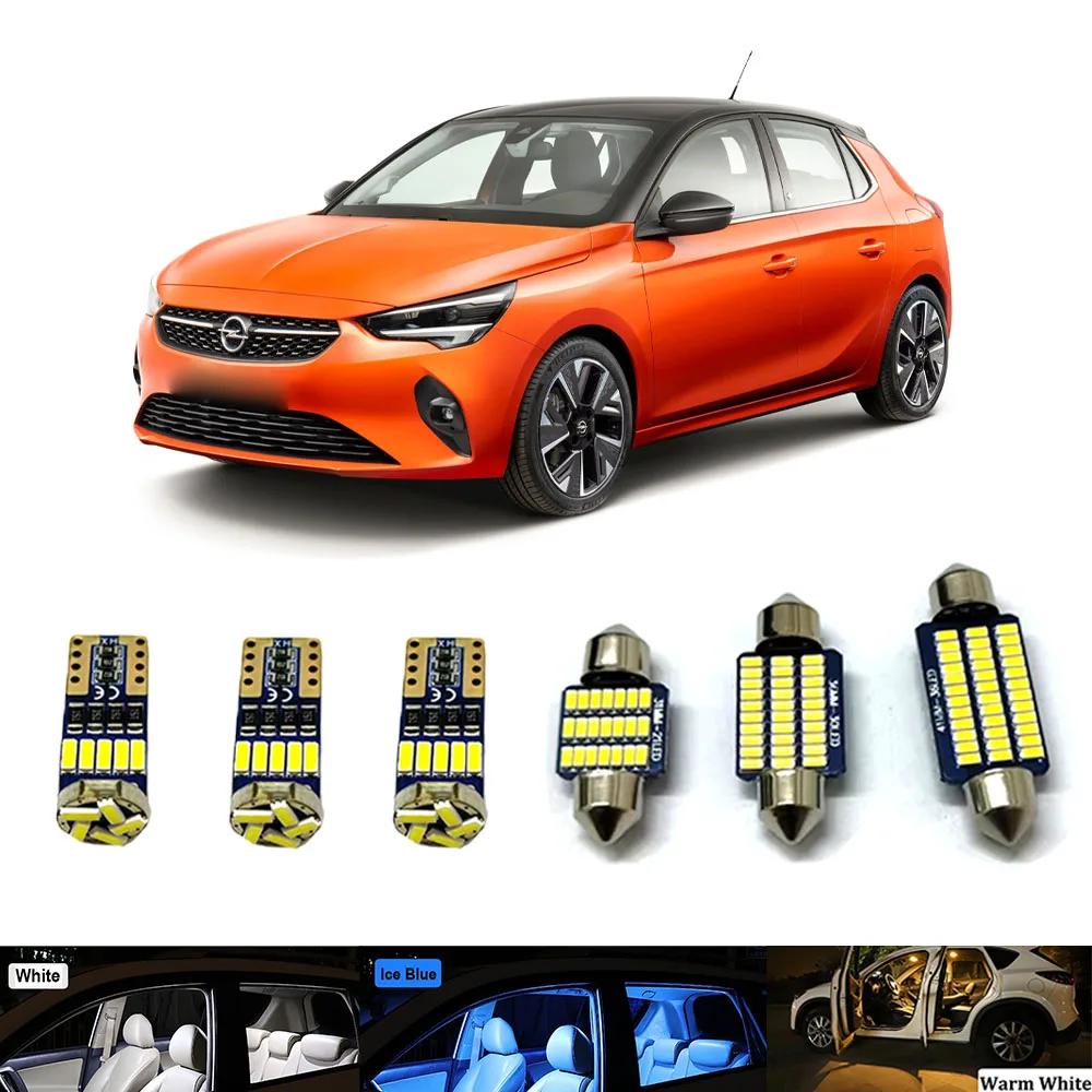 

Car Interior Light LED For OPEL Combo D E Vivaro A B Zafira A B C Frontera Ampera Astra G H J K Corsa B C D E Crossland X Canbus