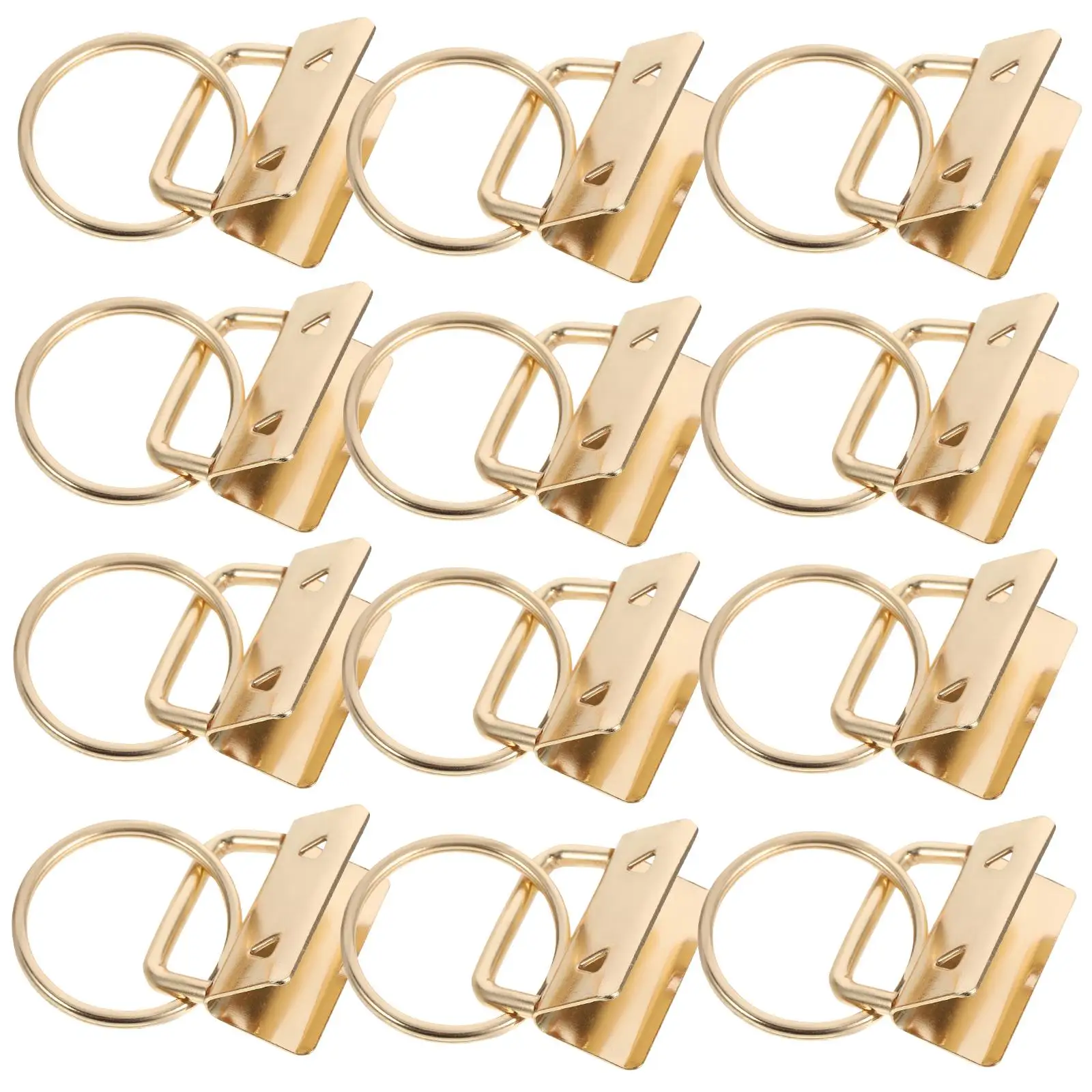 

30 шт., брелок с зажимом, брелок для сумки, пряжки «сделай сам», ремешок, брелки, брелок для ключей, брелок для браслета, фурнитура, золотой, 1 дюйм