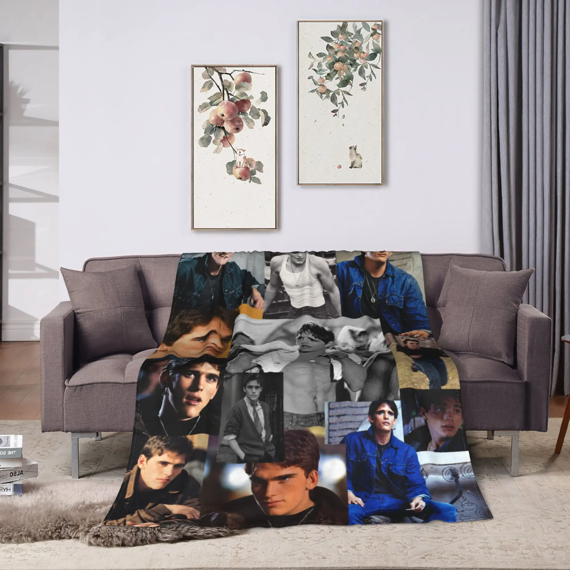 Dallas Winston The Outsiders Movie Blanket  Super Soft Plush Throw Blanket For Girls Couch Chair Bed Flannel Bedspread Bed Cover