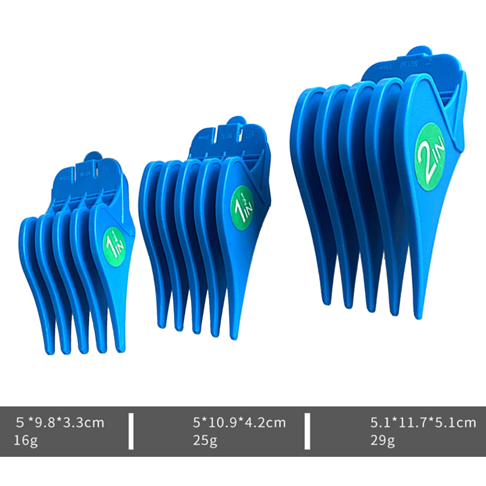 مقص شعر كهربائي بأمشاط محدودة ، أمشاط دفع ، ملحقات حراسة ، 32-38-51-3