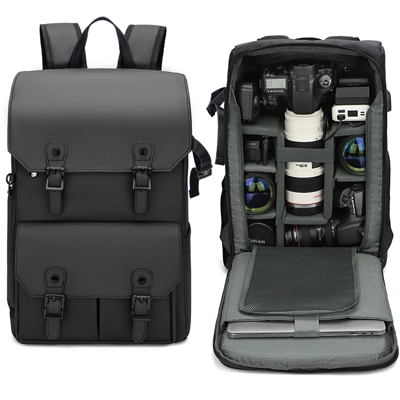 Large Anti-Theft Camera Backpack Bag Professional for DSLR SLR Mirrorless Camera Gear Waterproof