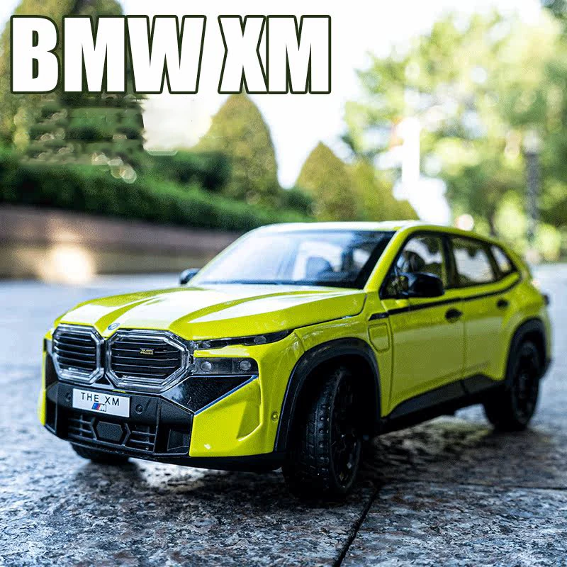 

WELLY 1:24 BMW XM SUV Alloy Car Diecasts & Toy Vehicles Car Model Sound and light Pull back Car Toys Ornaments For Kids Gifts