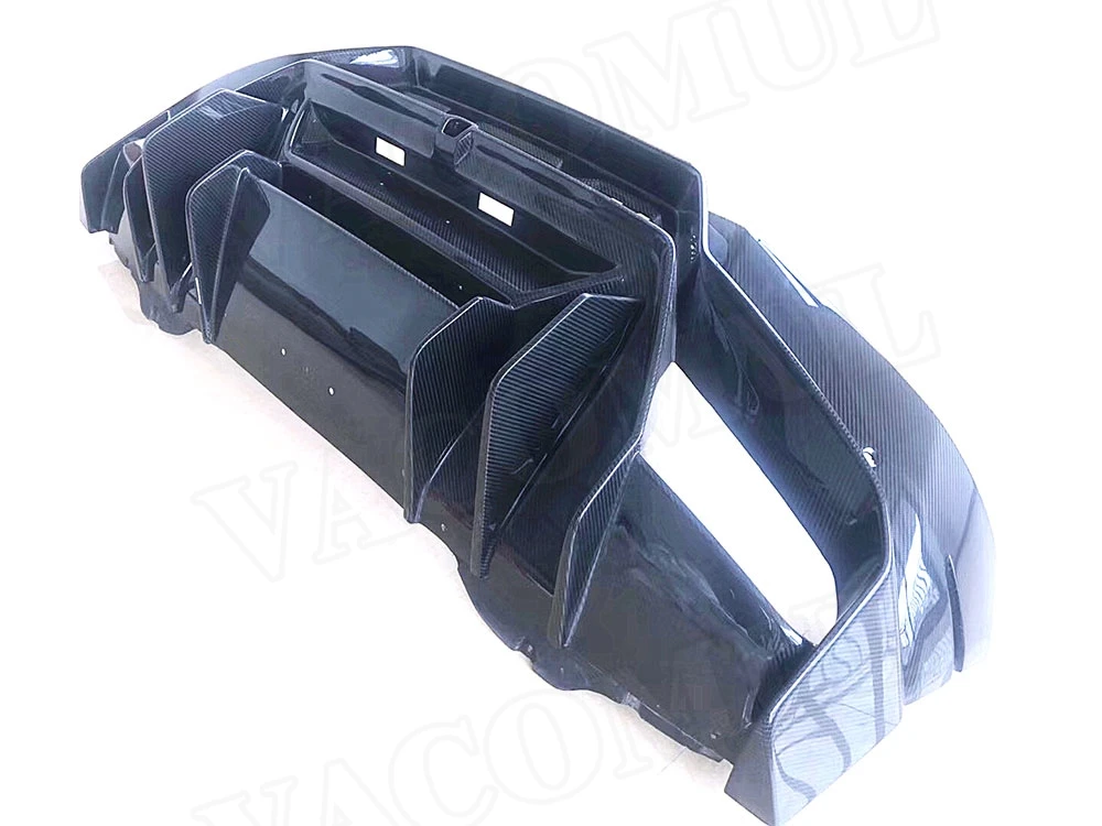 Carbon Fiber Rear Lip Diffuser Spoiler for Lamborghini Huracan LP610 Rear Bumper Spoiler Car Styling Back Diffuser 2014 - 2019