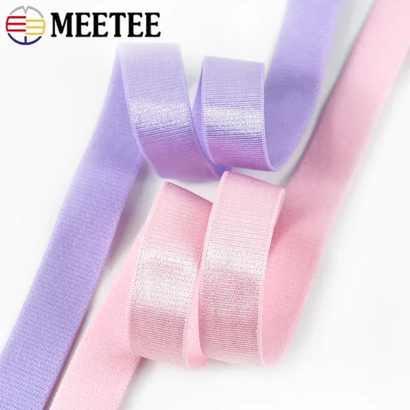 10/20Meters 6-25mm Nylon Elastic Band Soft Underwear Strap Bra Swimsuit Belt Rubber Stretch Tape DIY Sewing Accessory Roll Trim view 2