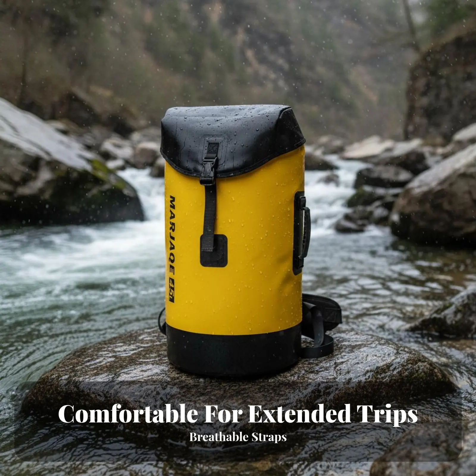 

Водонепроницаемый рюкзак для спелеологии из ПВХ большой вместимости, герметичный, с усиленными швами, для экстренного снаряжения и защиты от протечек