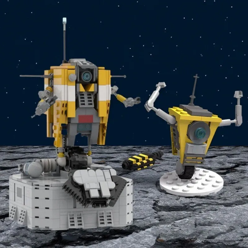 MOC فكرة شخصيات اللعبة Claptraped CL4P-TP صاخبة روبوت اللبنات نموذج لتقوم بها بنفسك تجميع الأطفال اللعب الصبي هدية عيد ميلاد #1