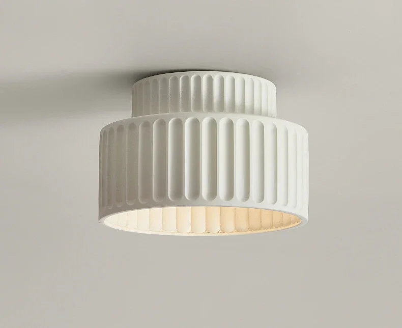 Nordic Surface Mounting Ceiling Light Resin Lamp For Bedroom Hallway Living Room