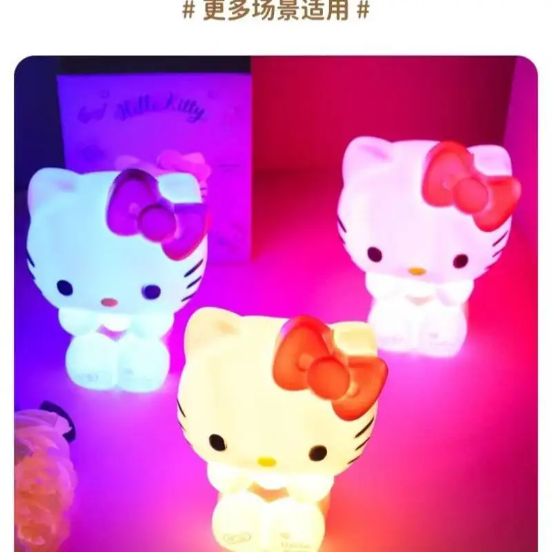 Sanrios Night Light, Hello Kitty Night Light, Eye Protection, Birthday Gift, Bedside Decoration, Cute, Girl, Dormitory, Children
