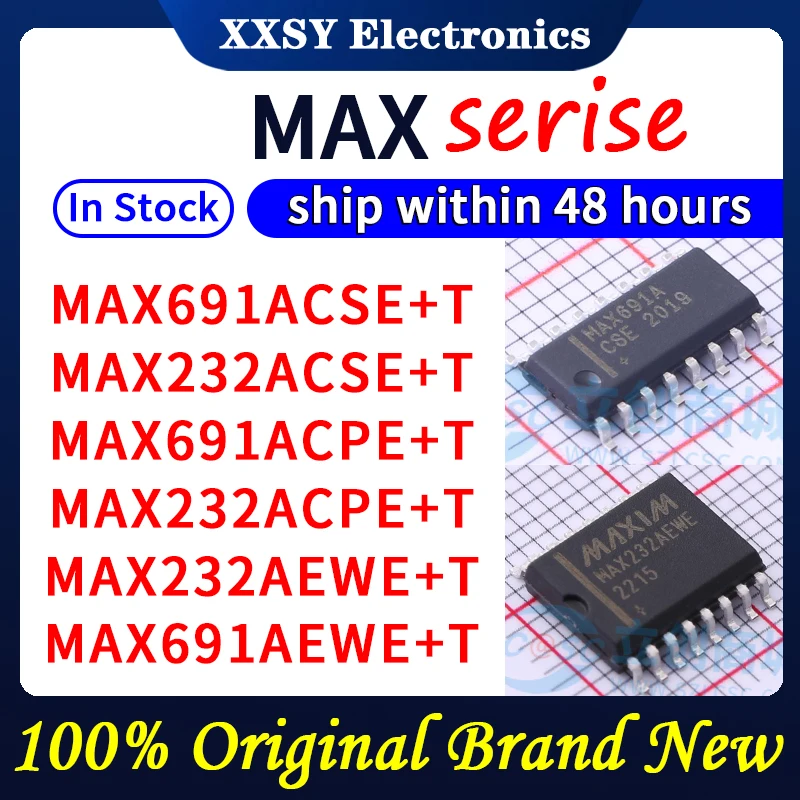 

MAX691ACSE+T MAX232ACSE+T MAX691ACPE+T MAX232ACPE+T MAX232AEWE+T MAX691AEWE+T В наличии 100% оригинал и новый