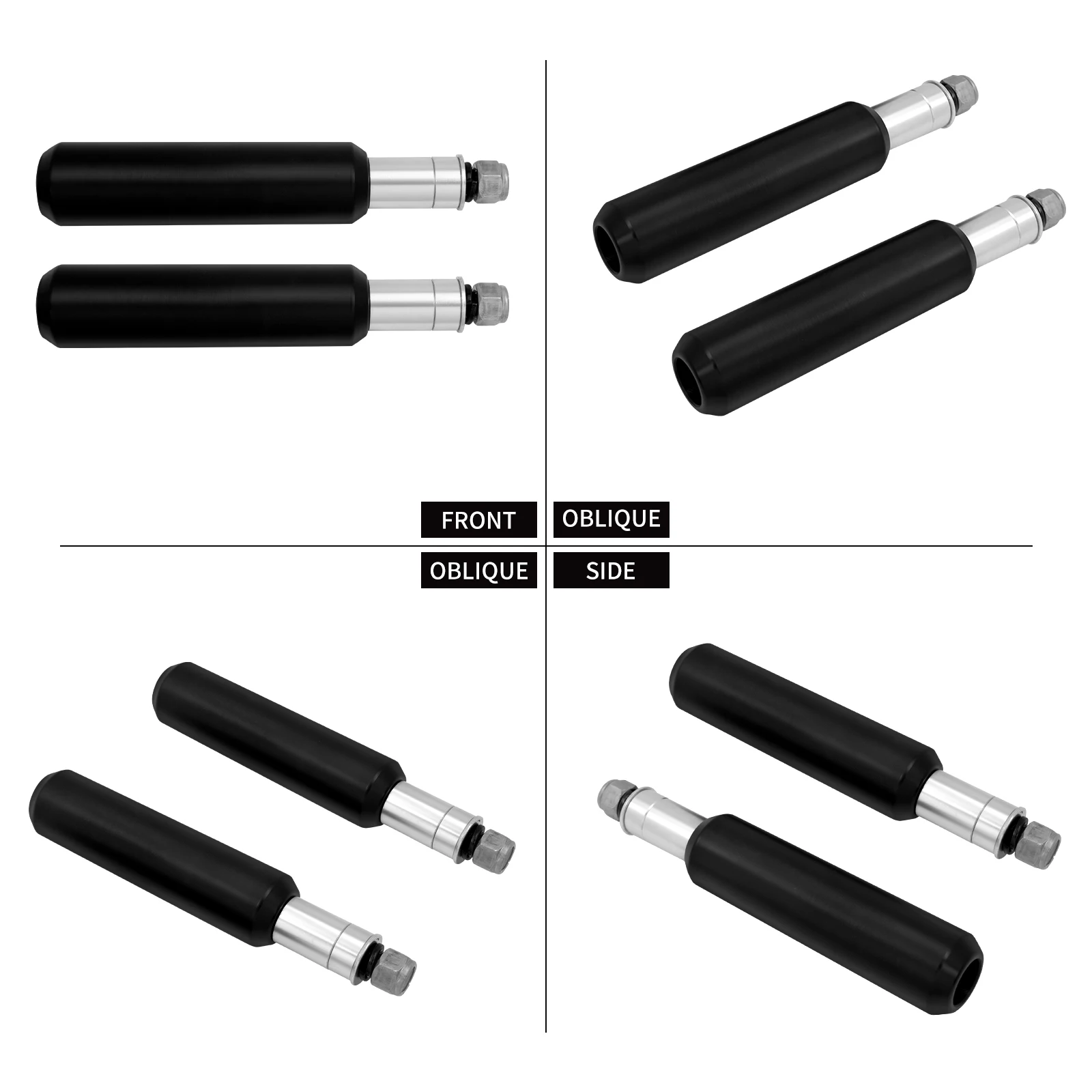 Motorcycle Crash Bar Upper Shock Mount Frame Slider Falling Protector Guard For Harley Sportster XL 883 04-22 Dyna Fat Bob 06-17