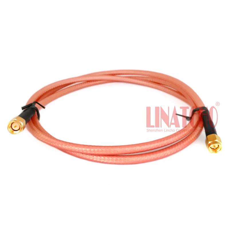 

1 Meter Double Shield Low Loss RG142 Coaxial SMA Male to SMA Male Jumper Cable