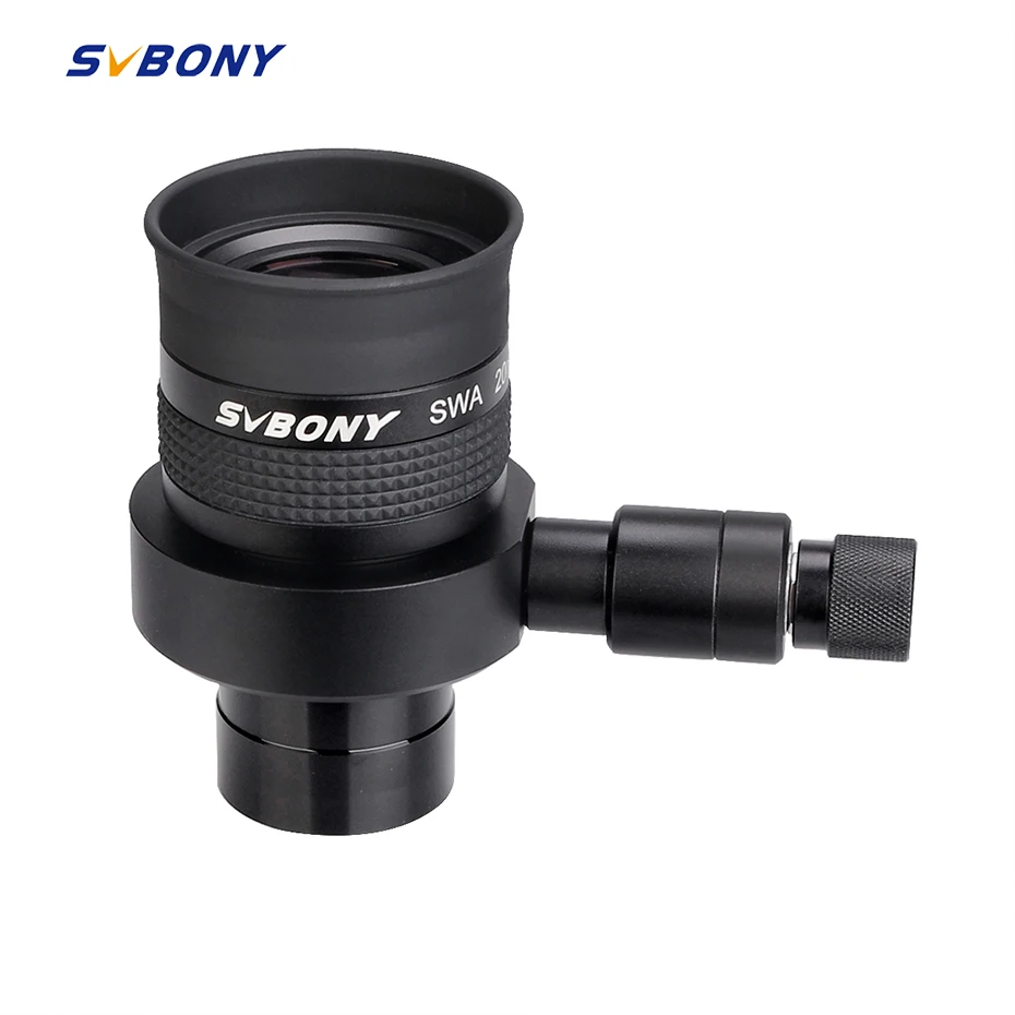 SVBONY SV152 Teleskop Podświetlany okular z pojedynczym krzyżem 20 mm SWA 70 ° Regulowany materiał ze stopu aluminium do wędkowania myśliwskiego