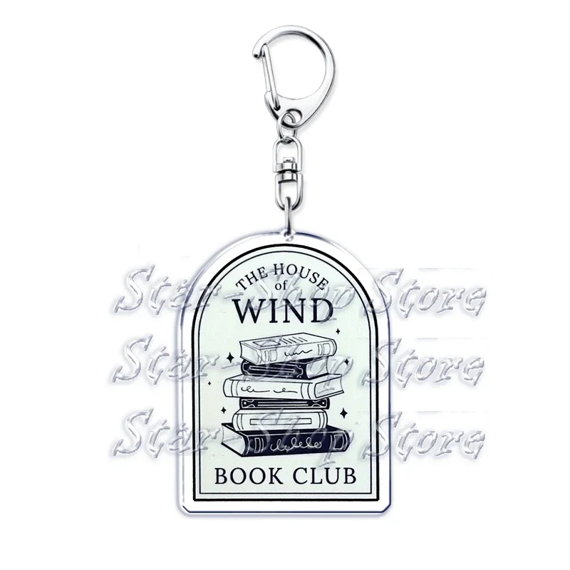Acotar Books Keychain for Accessories Bag Rhysand Feyre A Court of Thorns and Roses Key Chain Ring Keyring Jewelry Fans Gifts