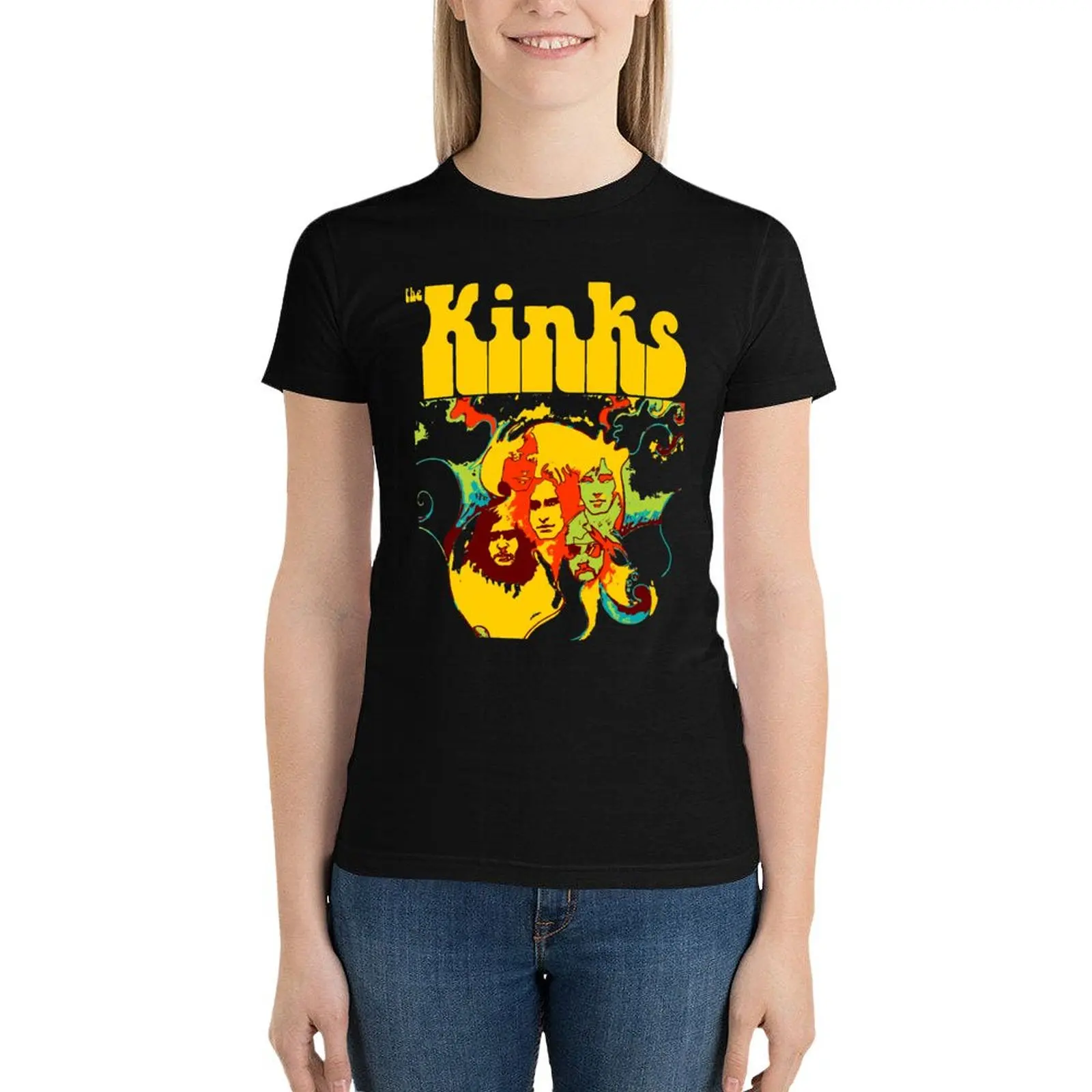 The Kinks Tri-blend T-Shirt Blouse shirts graphic tees cute tops graphics Women clothes