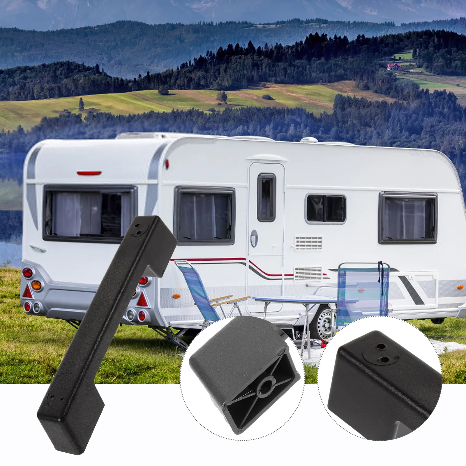 

Abs Plastic Grab Handle For Rv Trailer Camper Door Assist Bar Durable Automotive Entry Grip For Cabinets Trucks Motor Home