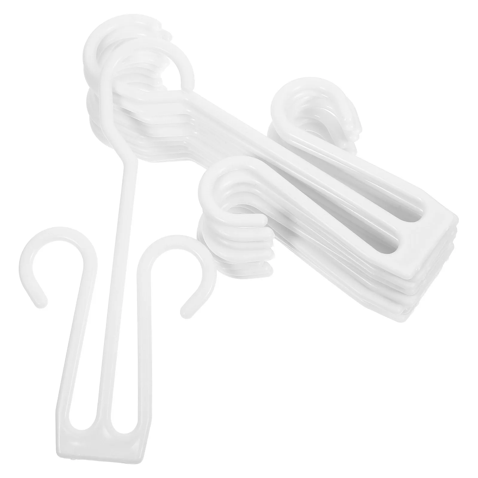 12 ganci per pantofole, ganci per scarpe in plastica estese, stendibiancheria per armadio, balcone, bagno, scarpiera, organizer per riporre le scarpe