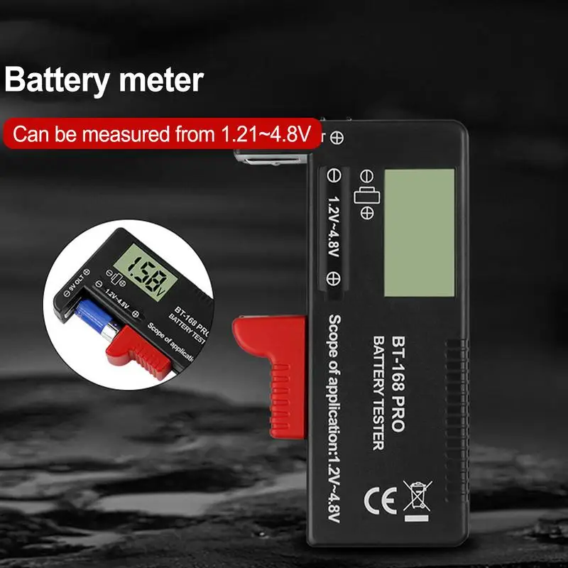 BT-168 PRO Battery Tester Checker 1.2V Auto Load Tester Digital Battery Checker for AAA/AA 18650/16340/14500/10440/21700