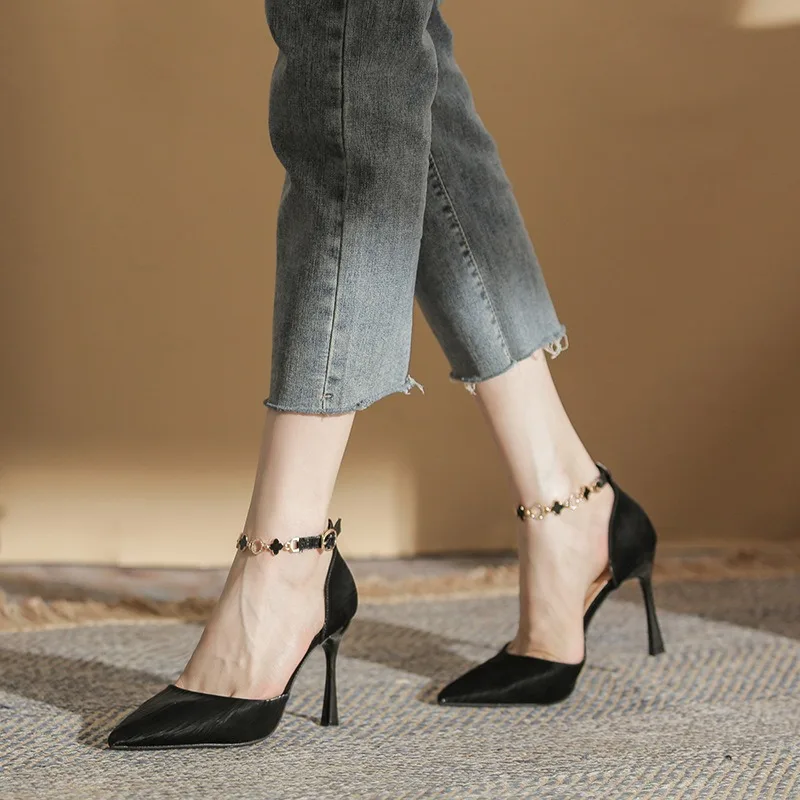 

2026 New Women's Shoes Luxury Wedding Dress High Heels Bridal Shoes for Women High Heel Sandals Fashion Shoes Zapatos De Mujer