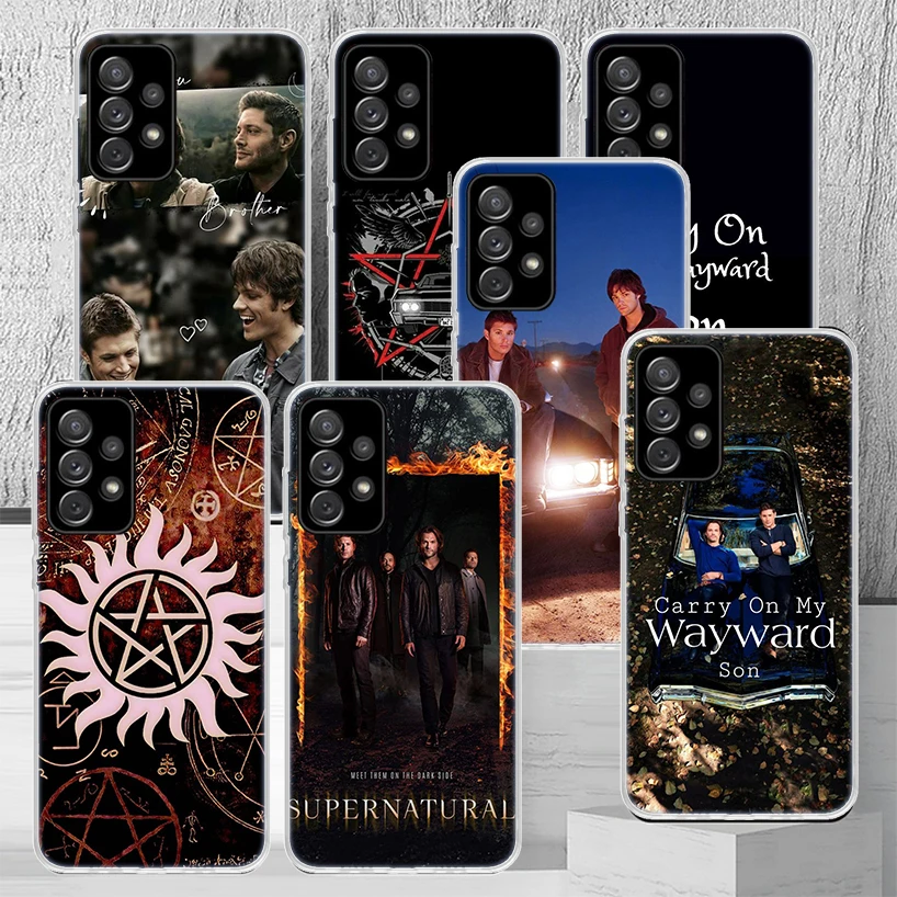 Babaite Supernatural SPN Dean And Sam Phone Case Cover For Samsung Galaxy A55 A54 A52 A53 A15 A14 A12 A13 A25 A24 A22 A23 A35 A3