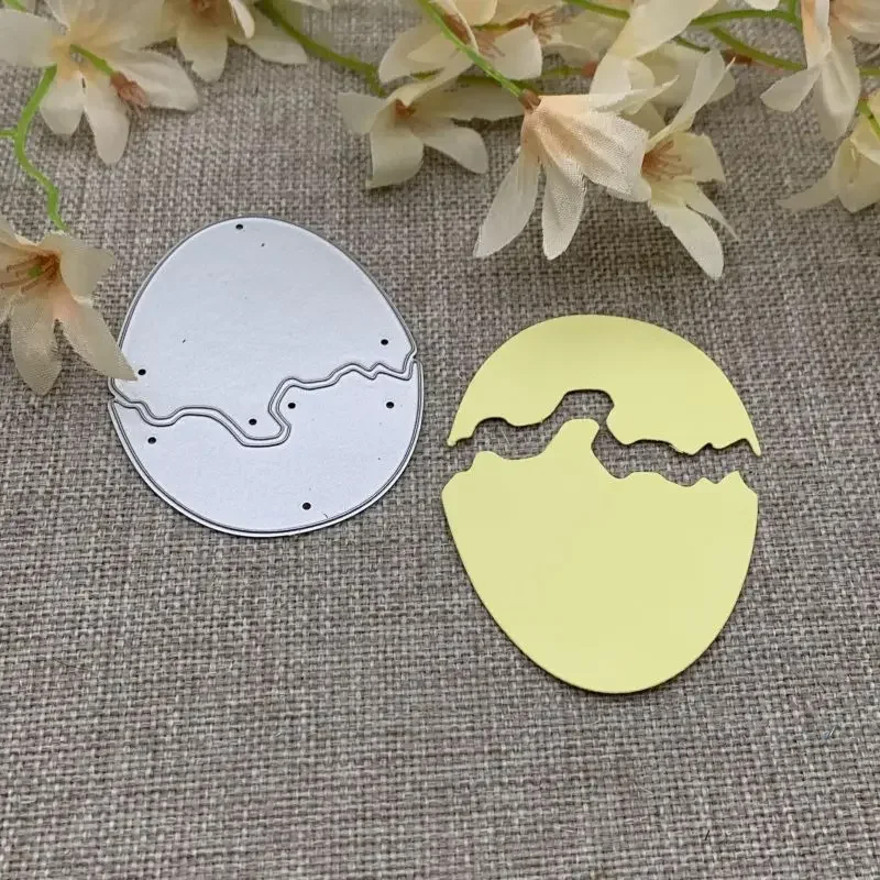 Easter cracked eggs Metal Cutting Dies Stencils For DIY Scrapbooking Decorative Embossing Handcraft Die Cutting Template