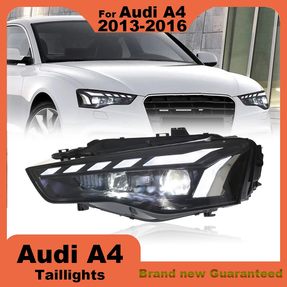 

For Audi A4 A5 2013-2016 Modified LED headlamp Laser Lenses Lamp Head Front Light Daytime running light headlight Accessories