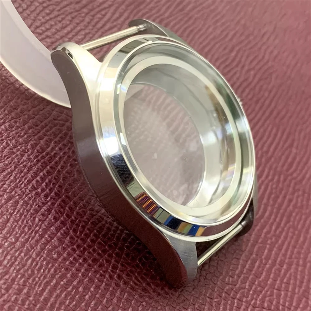 Cassa NH35 40mm Cassa per orologio in vetro zaffiro in acciaio inossidabile 316L per parti di movimento dell'orologio NH35 NH36 per accessori quadrante da 33,5 mm