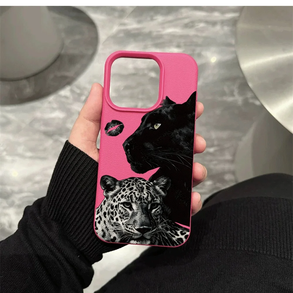 Hochwertige Black Panther Handyhülle für iPhone 17 16 15 14 13 12 11 Pro Max 16 15 14 Plus 17 16 15 Pro 17Air Silikon-Matt-Cover – Detail 11