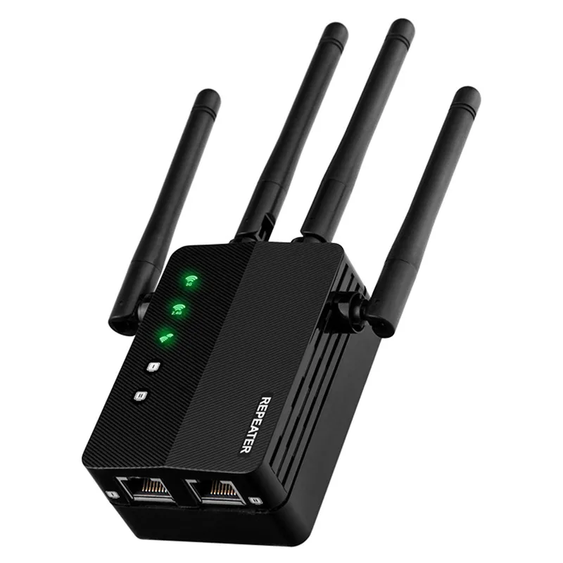 HIGI dual band wifi signal booster 1200mbps wifi extender 2.4GHZ/ 5GHZ wifi range repeater