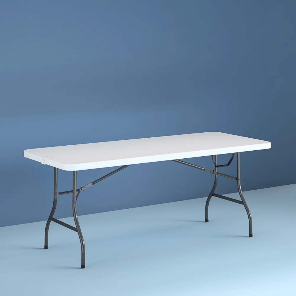 

8 Foot Centerfold Folding Table, White