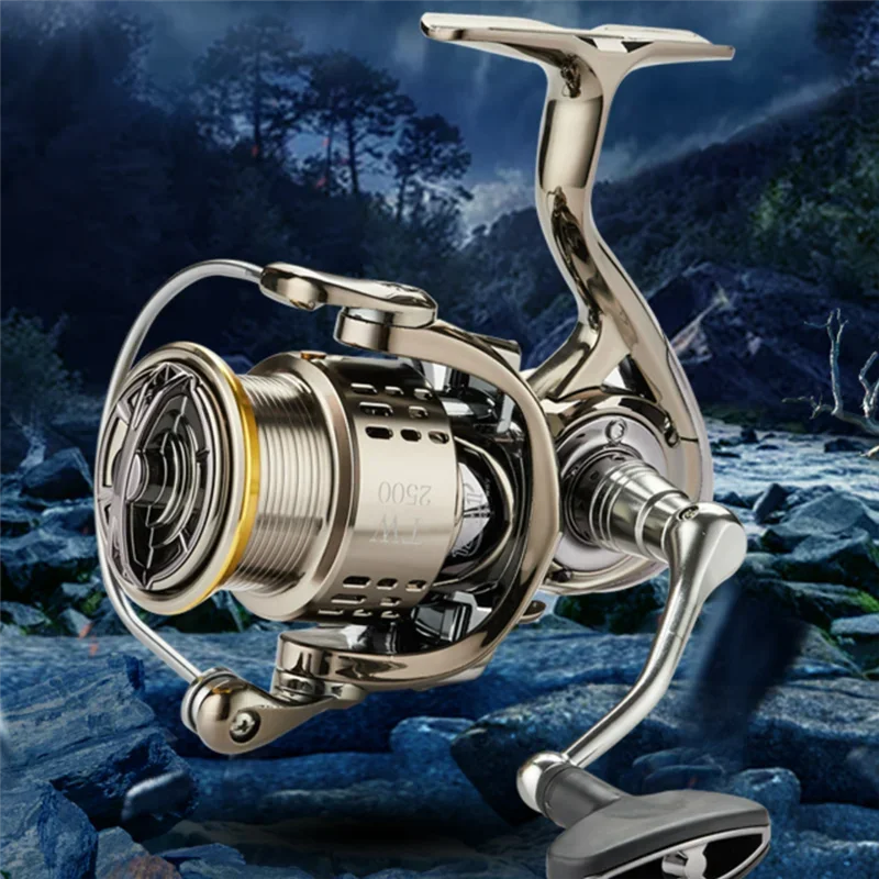Okuma All Metal Rust Proof Smooth Bearing 5.5:1 Fishing Reel Drag System 15Kg Maximum Power Rotating Wheel Fishing Coil1000-5000