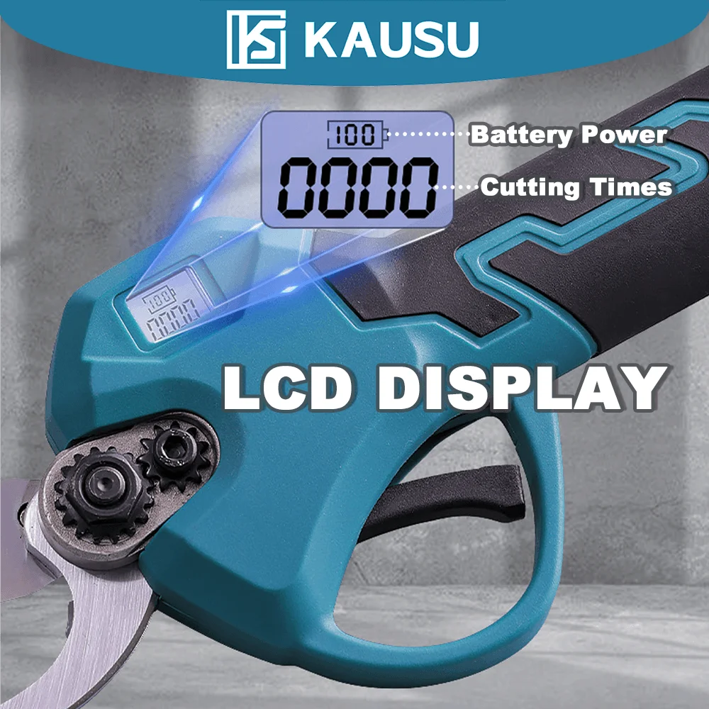 Cordless Electric Scissors Brushless Pruning Shear Fruit Tree Bonsai Pruner Branches Cutter Power Tools For Makita 18V Battery