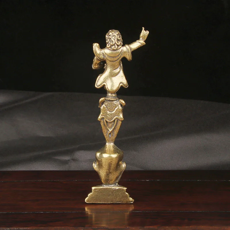 Brass Wrathful Guru Phurba Des - Vintage Collectible Ornaments ulasan dan harga
