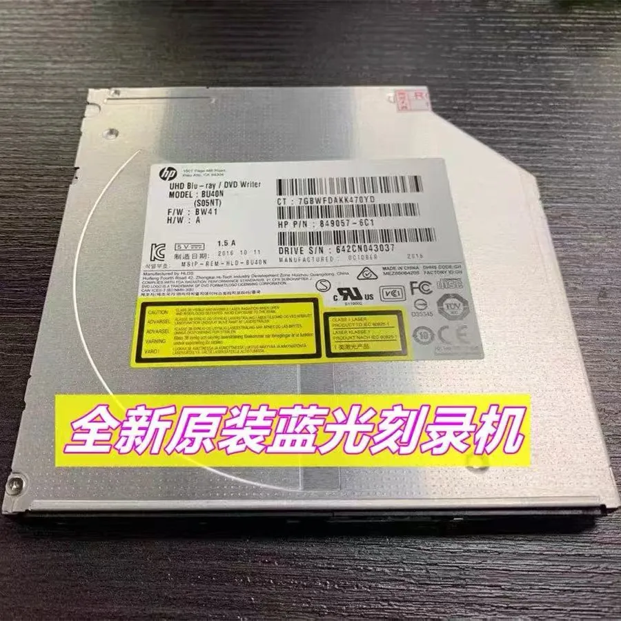 كمبيوتر محمول جديد وأصلي BU40N 4K Ultra HD UHD 6X ثلاثي الأبعاد كاتب بلو راي BD-RE SL DL TL QL 4X BDXL 100GB Bluray Burner Slim SATA Drive