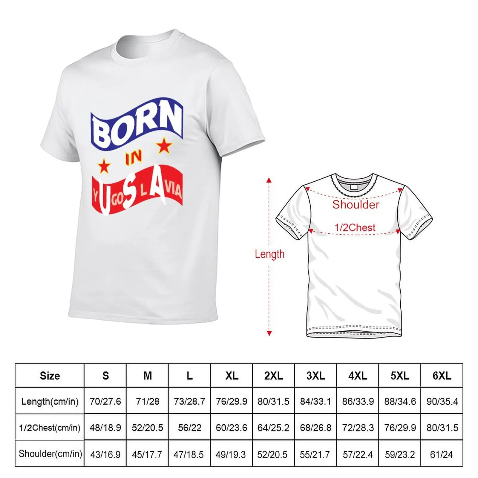 Born in Yugoslavia for Men & Women T-Shirt Lightweight Running T-Shirt