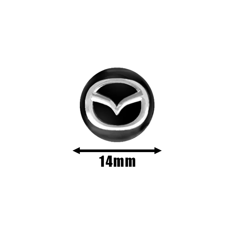 Car Badge Key Auto Control Stickers Keychain Emblem Decal Accessories For Mazda MS MPS 6 CX-3 CX-5 CX-8 Axela Atenza 2 3 5 Demio