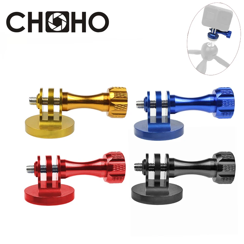 For Gopro 13 Accessories Aluminum Alloy Thumb Knob Bolt Screw Mount CNC + 1/4\