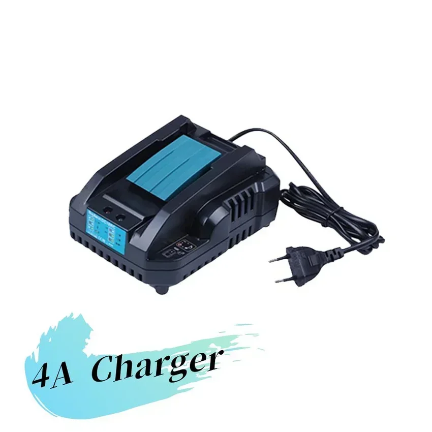 Tool battery BL1860 18V 6000mAh lithium-ion Makita 18V hand drill BL1840 BL1850 BL1830 BL1860B+4A charger