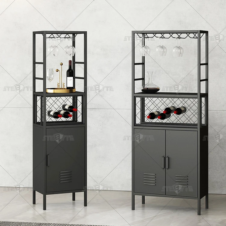 Sala de jantar metade high end vinho café bar armazenamento armário cozinha aparador suporte vidro licor rack vinho armário